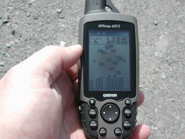 GPS coordinates showing all zeros