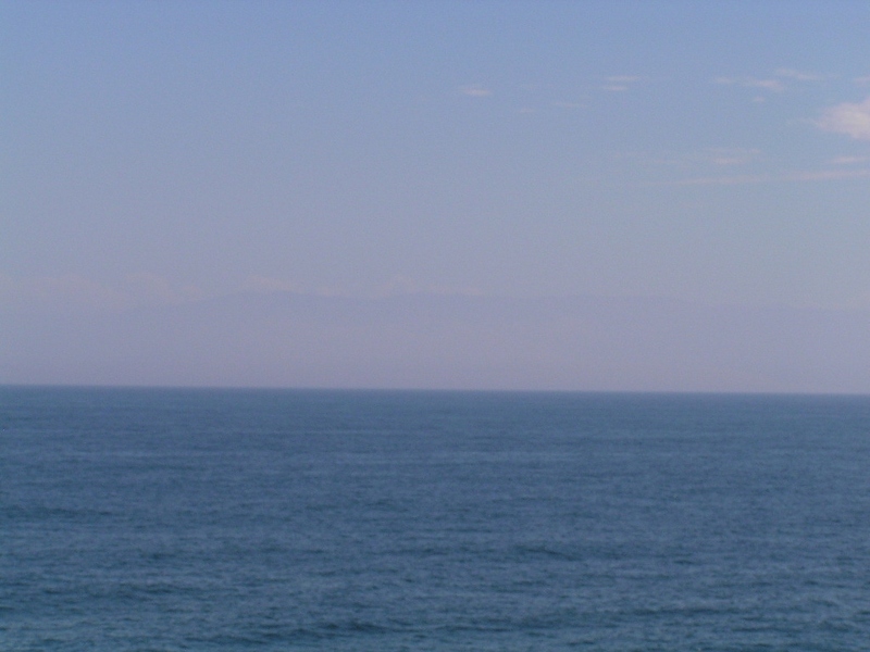 View to Northeast - mountain along the Peruvian coast