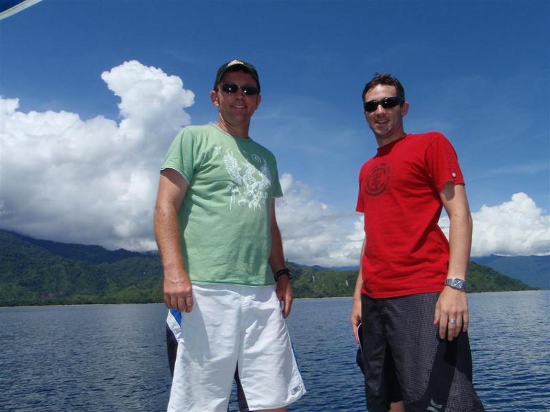 Simon and Brett with Schneider Point in Background