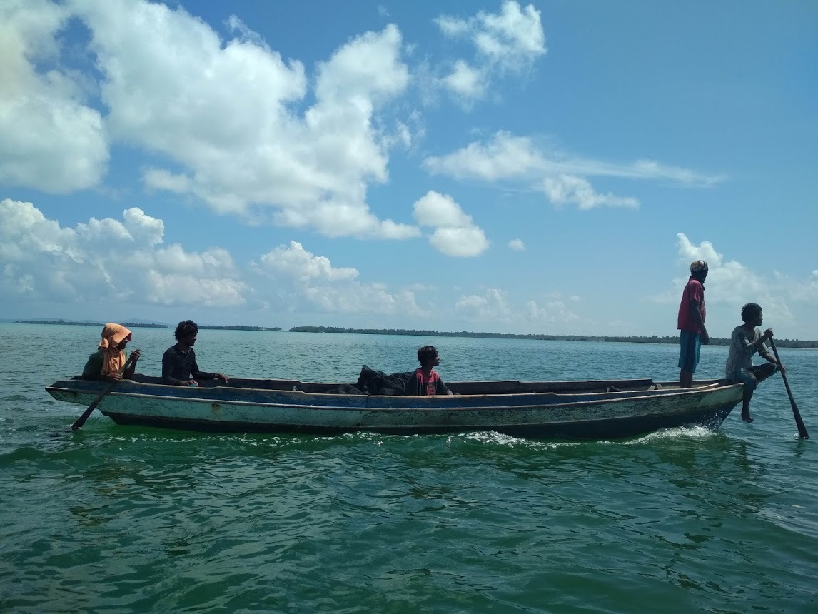 Our new friends who helped us navigate the shallow waters