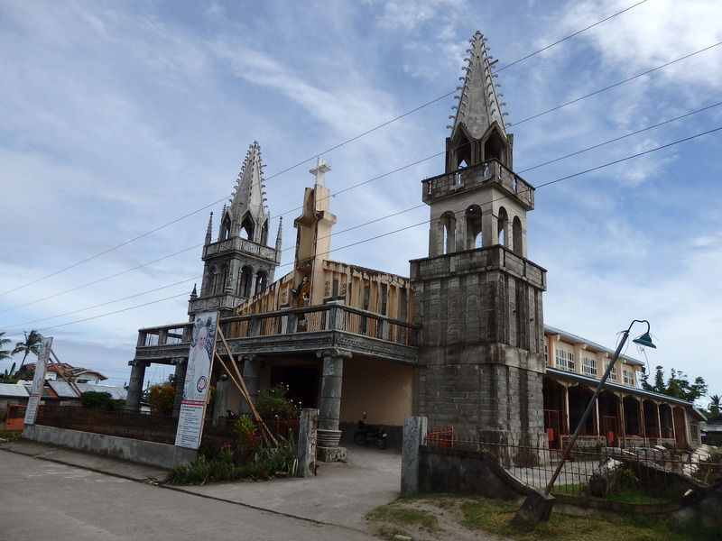 The San Jose parish church in Dulag