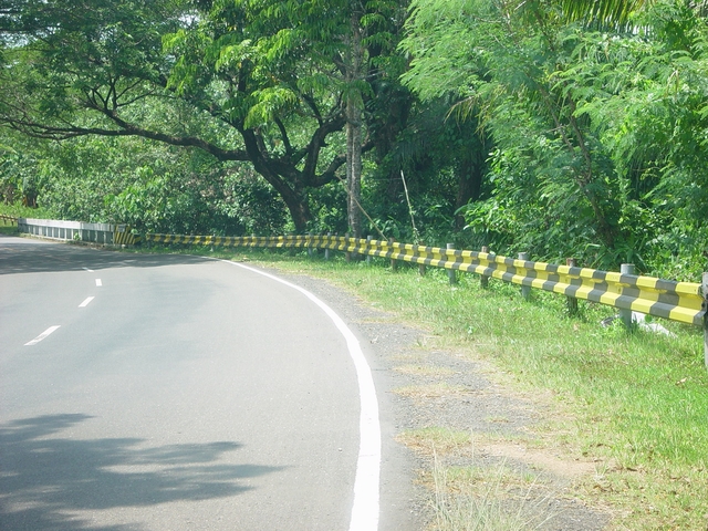 The roadside where I parked.