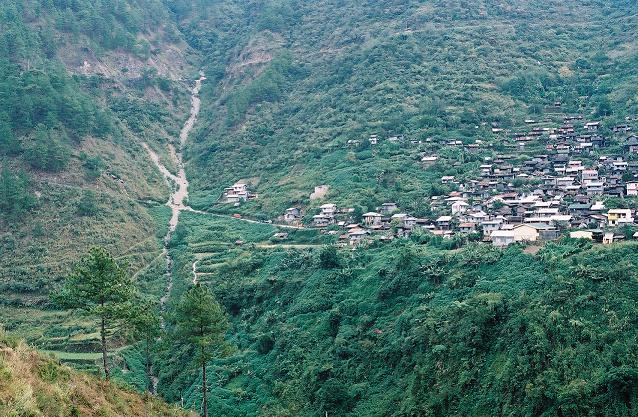 View of Bayyo from across the valley.