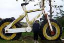 #5: Santah with the oversized bike in Sta. Margarita