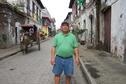 #8: Rudy walking the road of history in Vigan: old Spanish town in Ilocos, same trip with confluence hunting