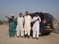 #8: Mr Bijarani and myself with Ayoob driver and guard Baz Mohammad