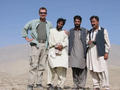 #3: From Left. Geof Thorpe-Willett, Dour Mohammad, Jamil Karzai, Ayub Tareen