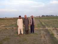 #7: Me, Mr karam Hussain and a local farmer Mr Ramzan at confluence point