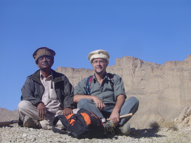 George Carman and guide at nearest point 10km from GZ