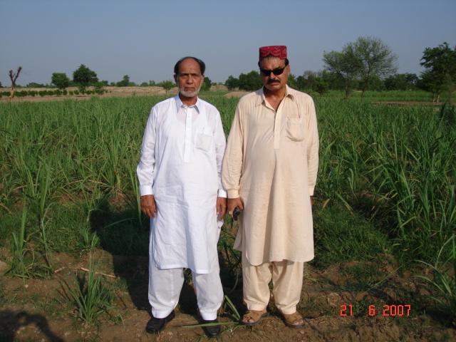 Malik Maqsood and Driver Anwar at confluence point
