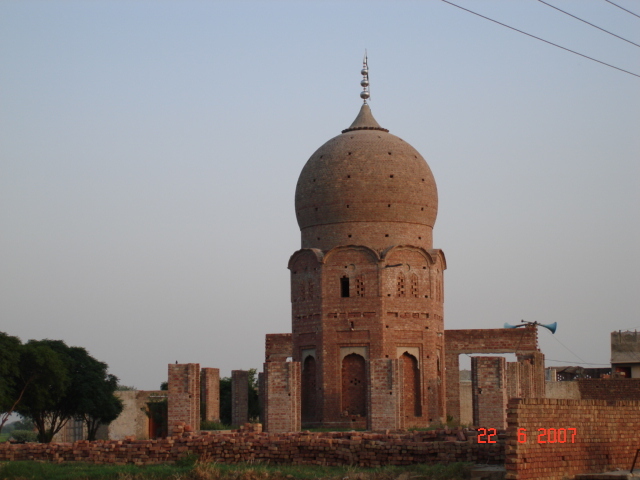 Under construction mosque on way to confluence