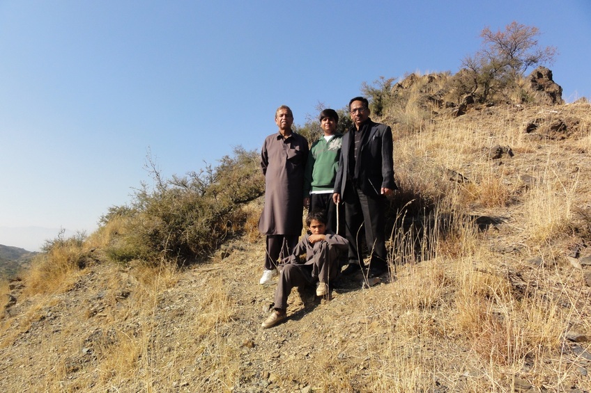 Me(akk),Bilal,Capt Nazar and Chanzeb our guide. 