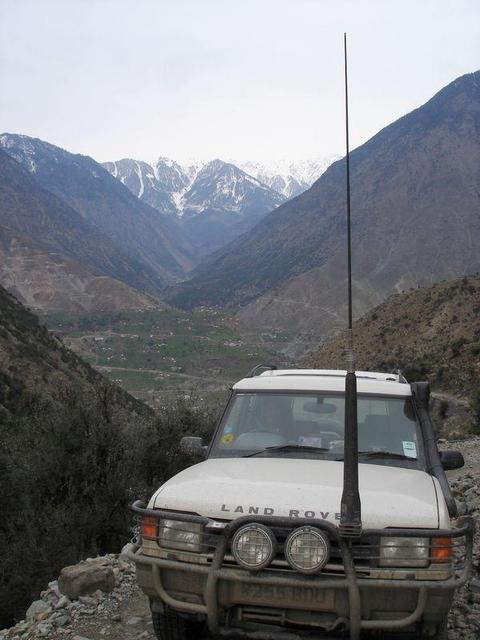 There isn't much of a road.  It was just wide enough for our Land Rover.  We saw evidence of frequent rockfalls and slides that had been cleared.