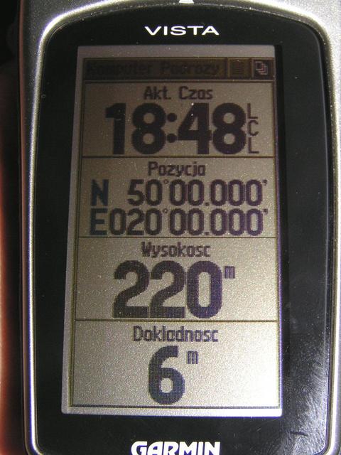 GPS reading...
