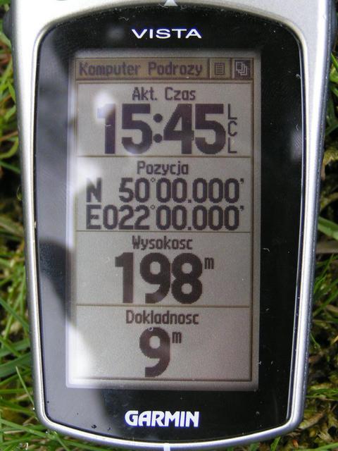 gps is reading