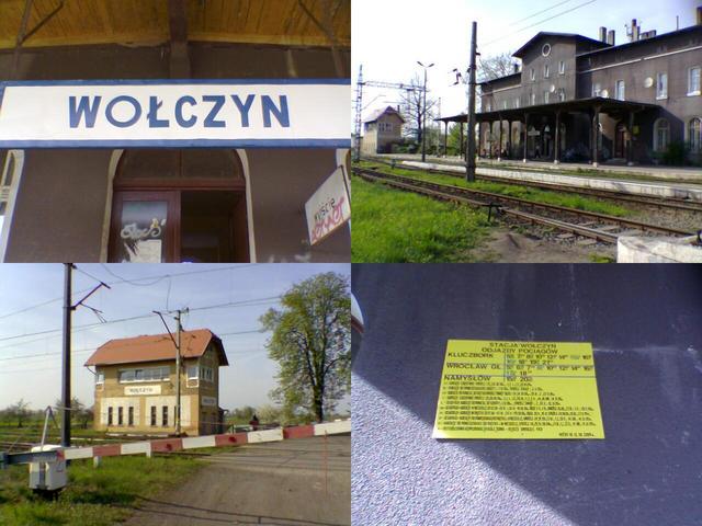 Railway station in Wołczyn