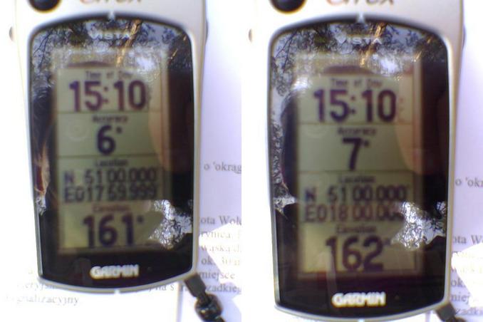 GPS readings