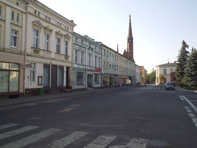 Wołczyn, rynek.