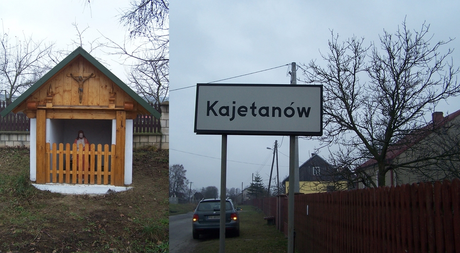 Village of Kajetanów - wayside shrine