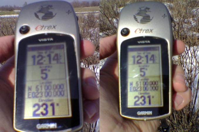 GPS readings