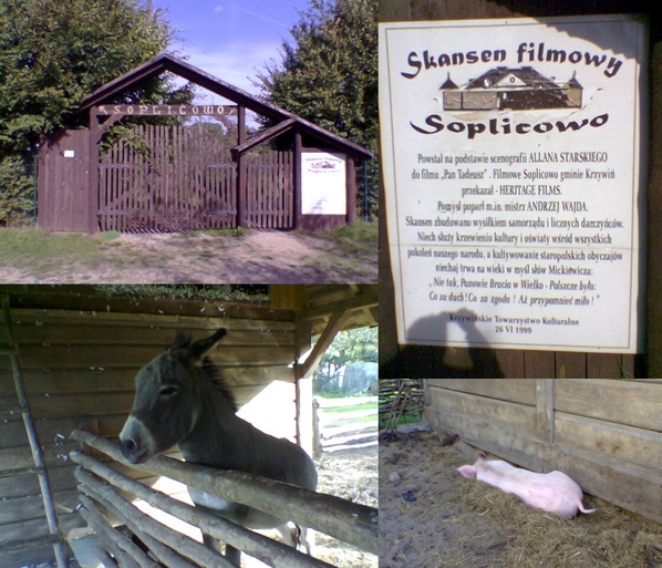 Cichowo - open-air film museum - mini-zoo