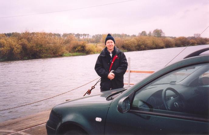 Ferry on the Warta River