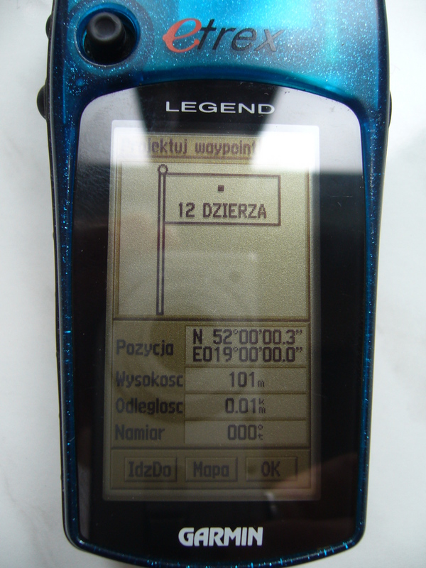 GPS shot - Współrzędne