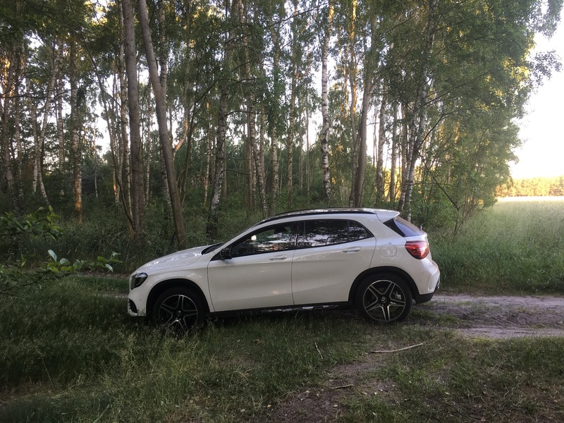 Parking the car at the roadside