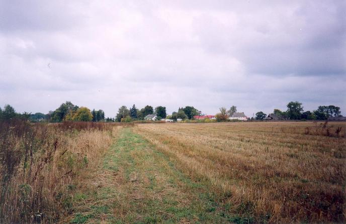 View towards N from the confluence (Pęchery vilage)