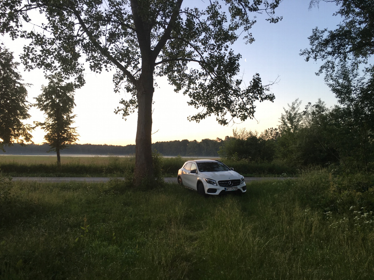 Car parking at the Confluence
