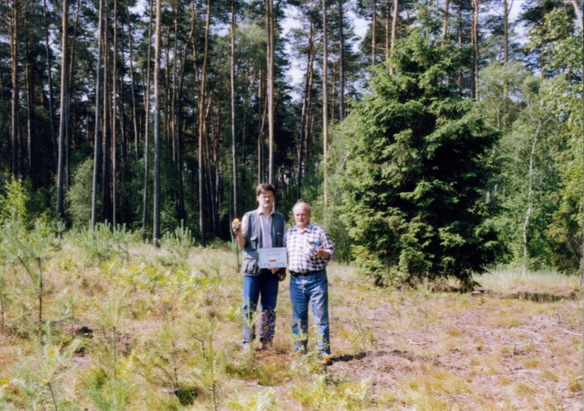 Wojtek and me at the CP - Wojtek i ja na przecięciu