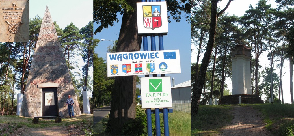 Wagrowiec city and monuments - Pomniki w Wągrowcu