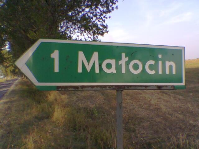 Signpost to Małocin