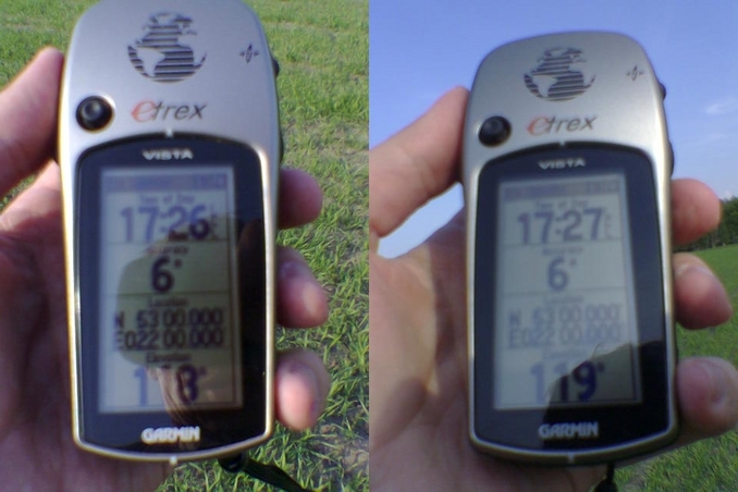 GPS readings