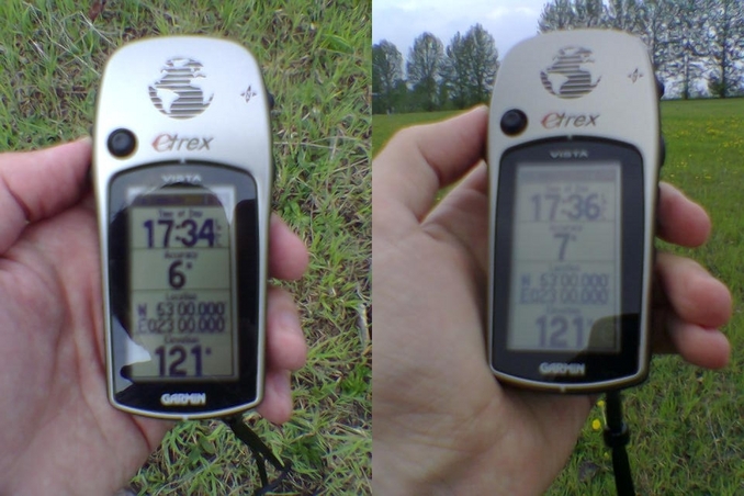 GPS readings