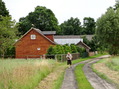 #8: Visitor, village edge and a stork in the confluent zone