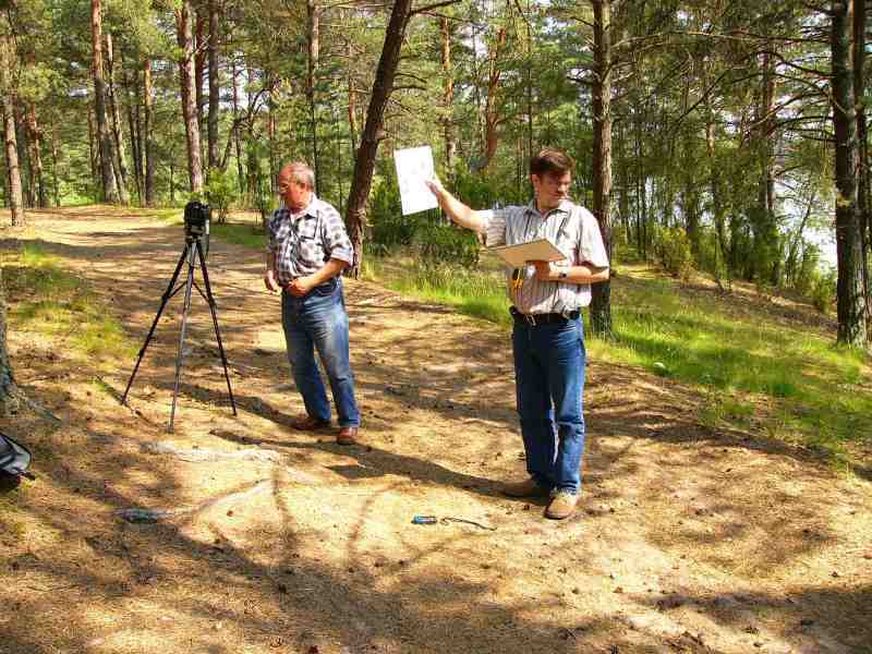 Me and Wojciech at the confluence - Ja i Wojciech na przecięciu