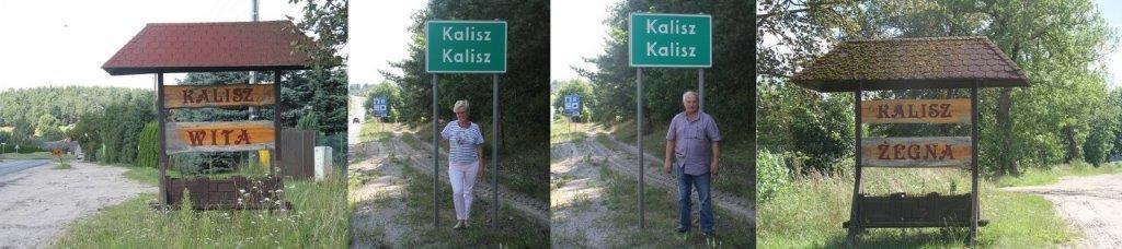 Information boards of the town of Kalisz - Tablice informacyjne miejscowości Kalisz