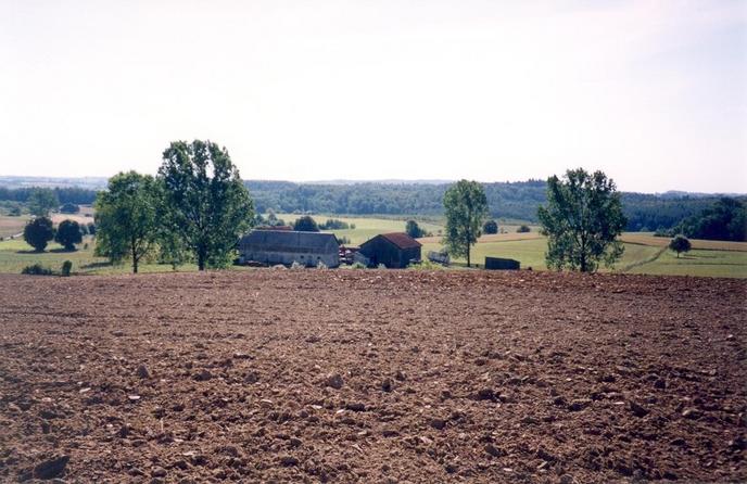 General view of the confluence (towards S)