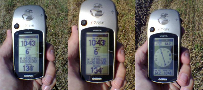 GPS readings