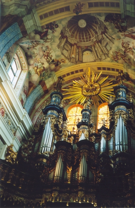 Interior of the Święta Lipka basilica