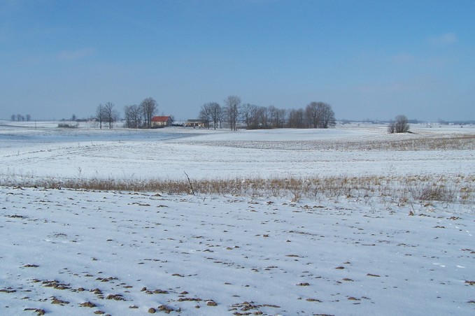 General view of the confluence (towards W)