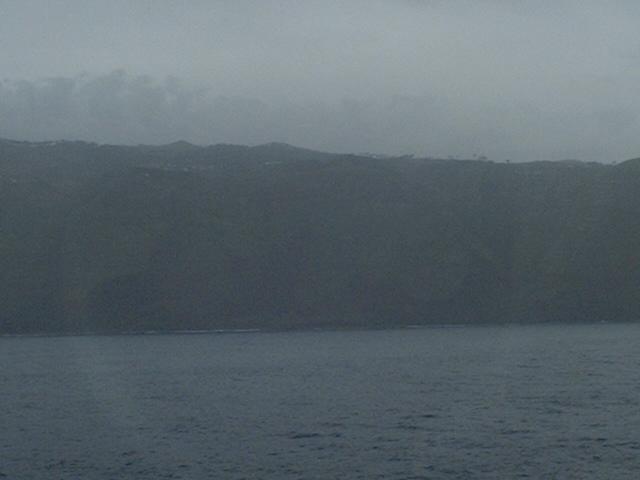 The steep-to west coast of Madeira
