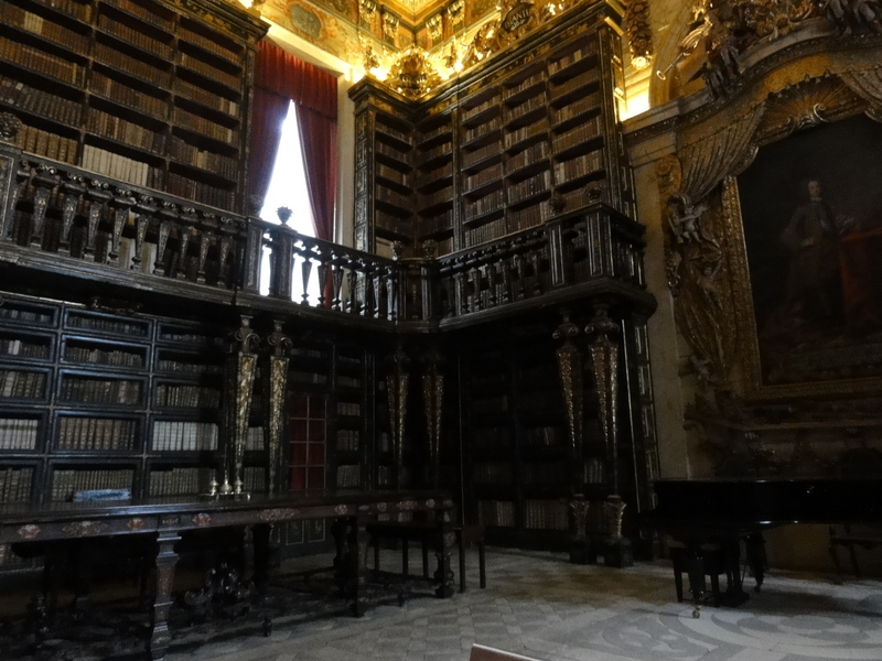 Coimbra university historic library