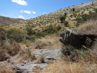 #8: Rock near the dried stream / Скальный выход у пересохшего ручья