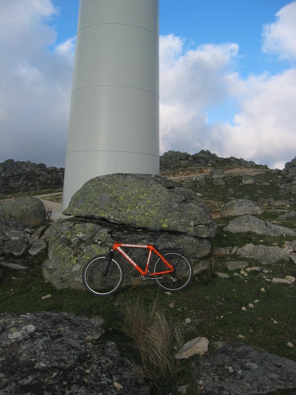 Bike at Wind Turbine