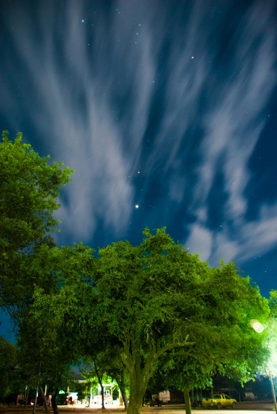 Noche de Luna, en el Chaco-Paraguayo. Moon night