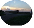 #8: Sunset at the railroad crossing in Ketfel