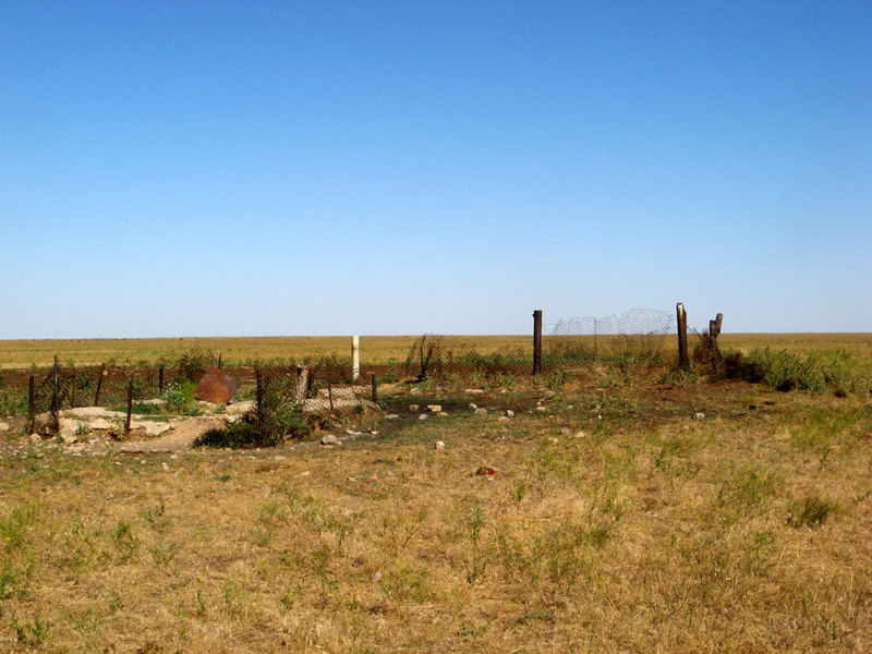 Destroyed sheepyard