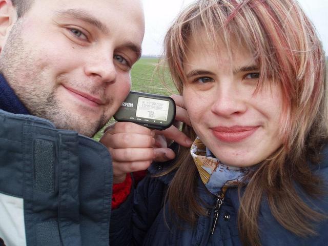 Andrushka and Alyonka at the point